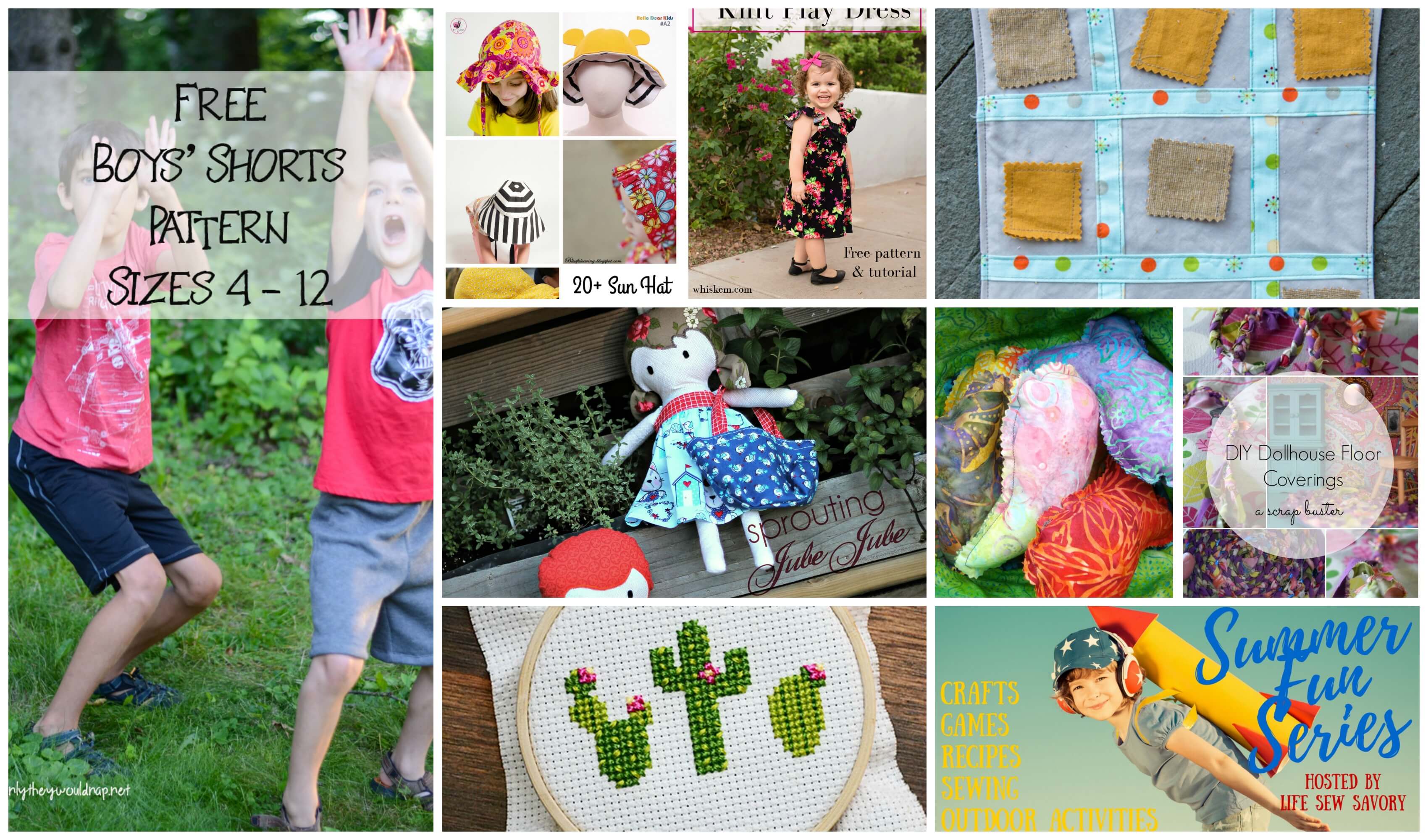 Summer Sewing Projects for Kids - Summer Fun Series - Life Sew Savory