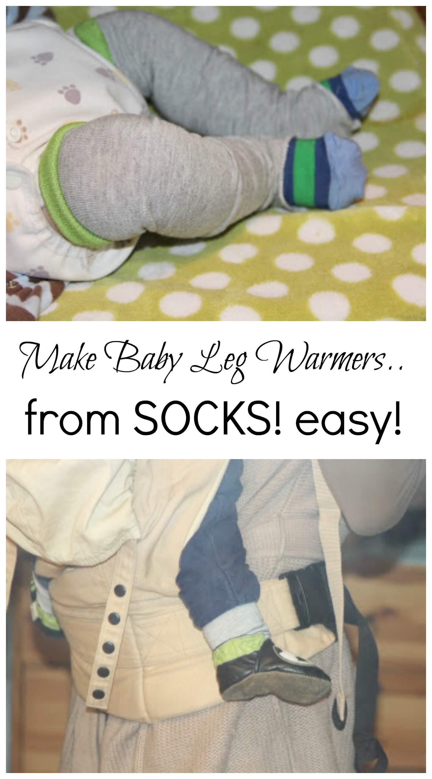 baby boy leg warmers using-adult-socks-from-nap-time-creations