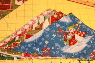 paper piecing tree skirt
