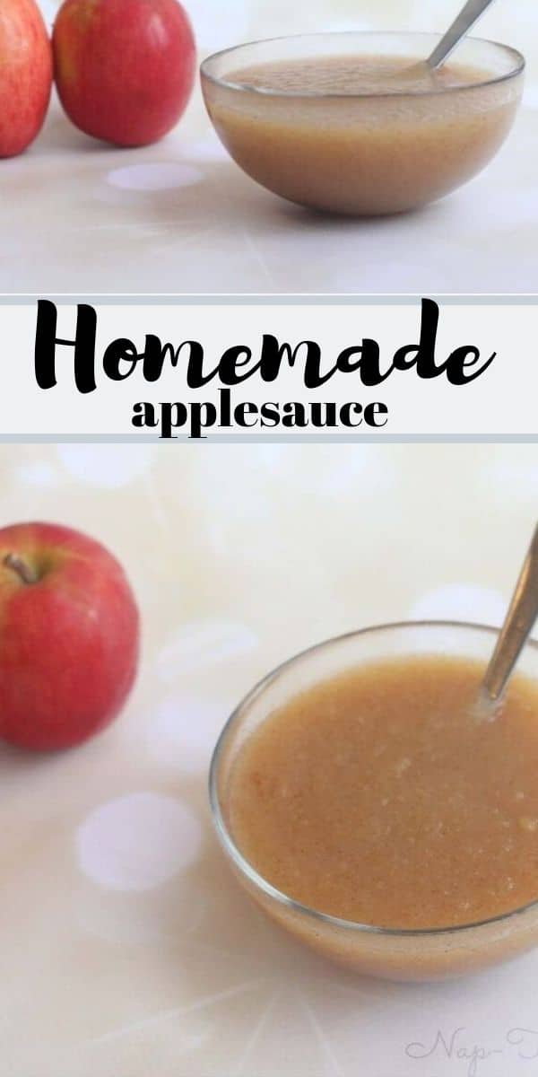 healthy homemade applesauce easy fall recipe from LIfe Sew Savory