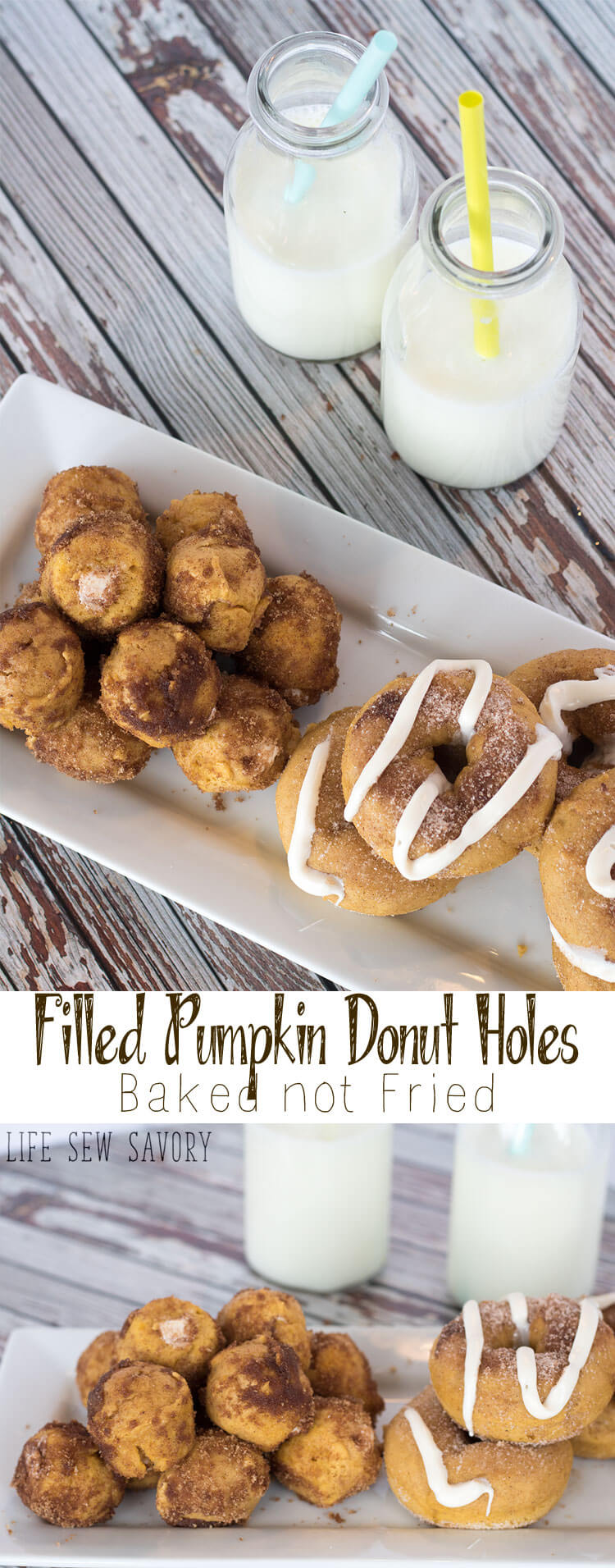 filled pumpkin doughnuts from lifesewsavory