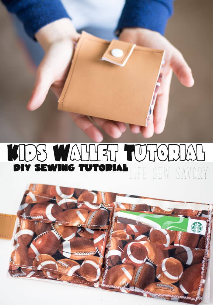 DIY wallets for kids a simple sewing tutorial from Life Sew Savory
