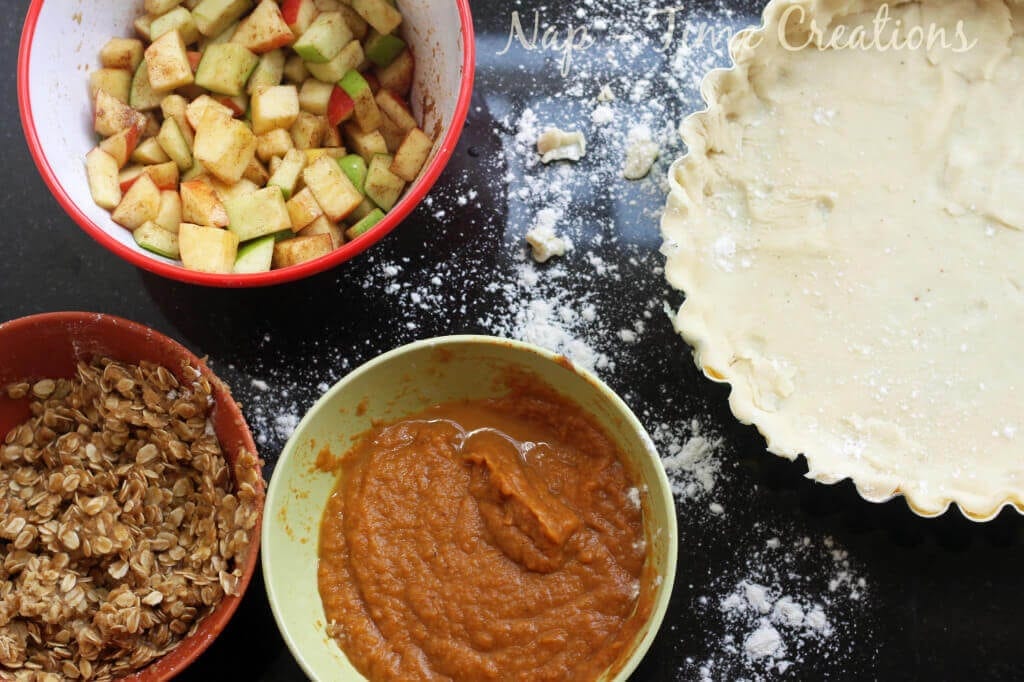 pumpkin and apple dessert for fall baking