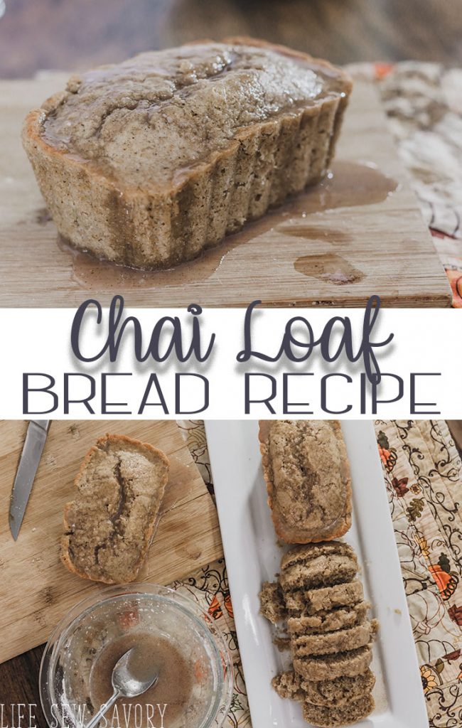 chai loaf bread recipe from Life Sew Savory