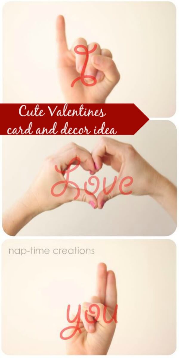 I love you photos for Valentines day from Nap-Time Creations