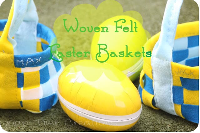 felt Easter basket