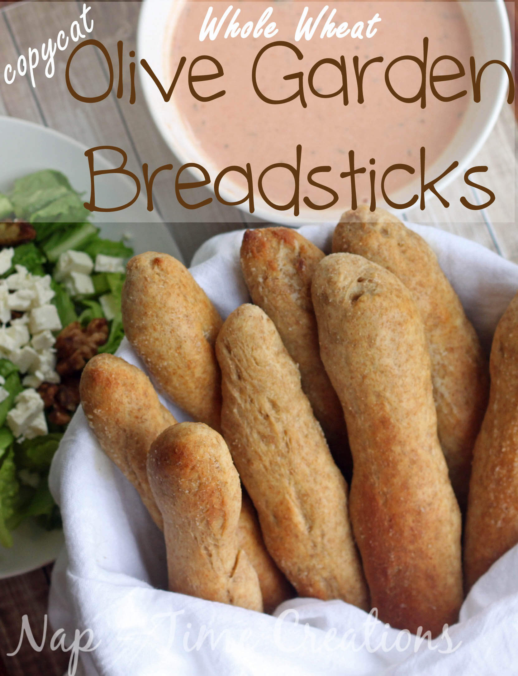 Olive Garden Breadsticks {whole wheat} - Life Sew Savory