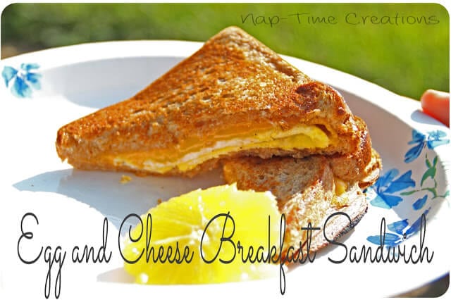camping recipes egg and cheese breakfast sandwich