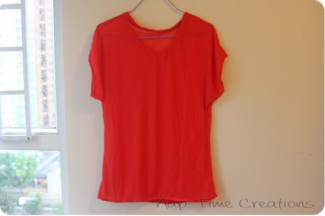 Dolman sleeve shirt