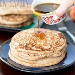 whole wheat apple pancakes