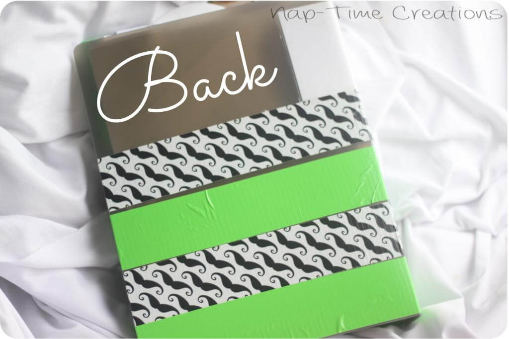 Duct Tape School organization for papers and art