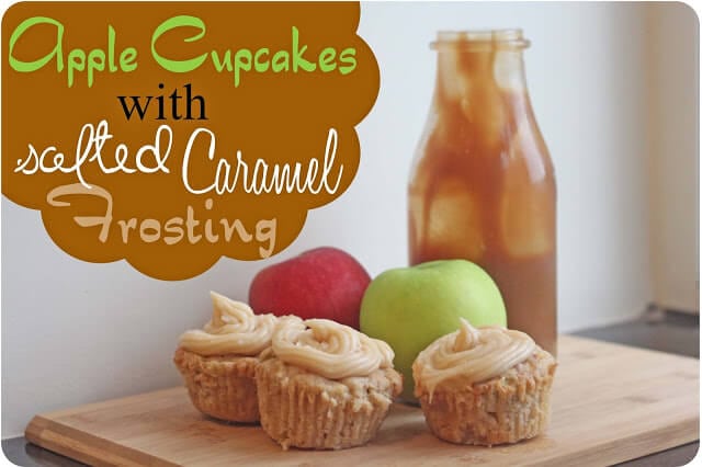 Apple Cupcakes with Salted Caramel Apple Cupcakes with Salted Caramel