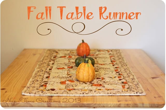 Fall Table Runner