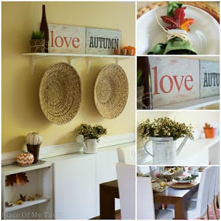 Fall Dining Room inspiration by Place Of My Taste