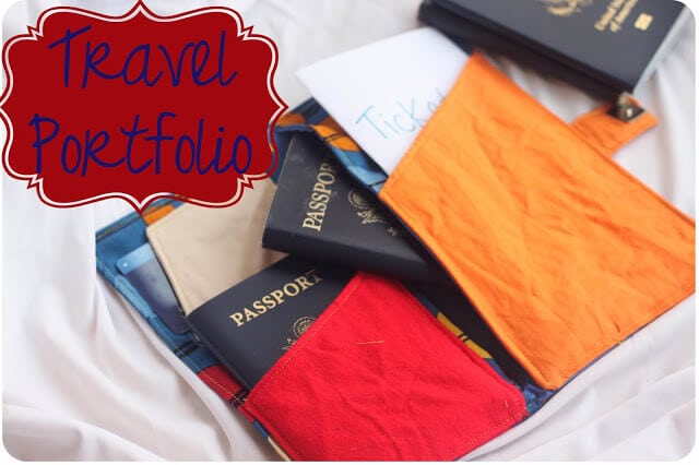 Travel Portfolio Sewing Tutorial