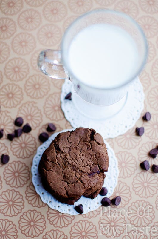 double chocolate chip cookies