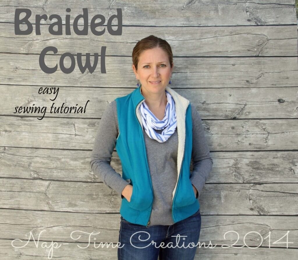 Braided Cowl sewing tutorial from life sew savory