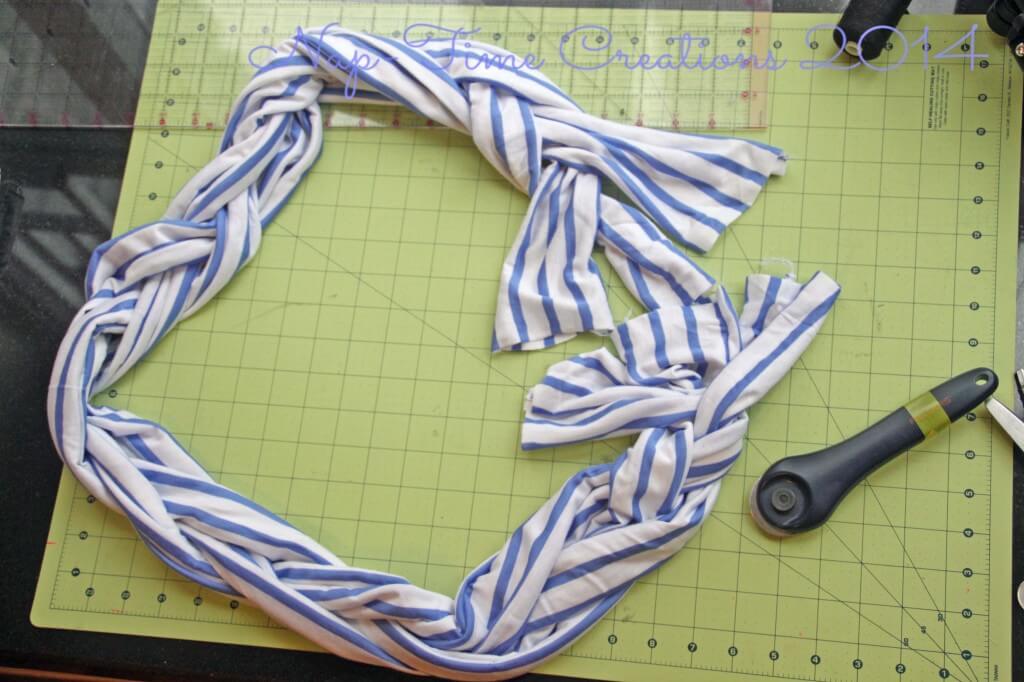 braided cowl easy sewing tutorial