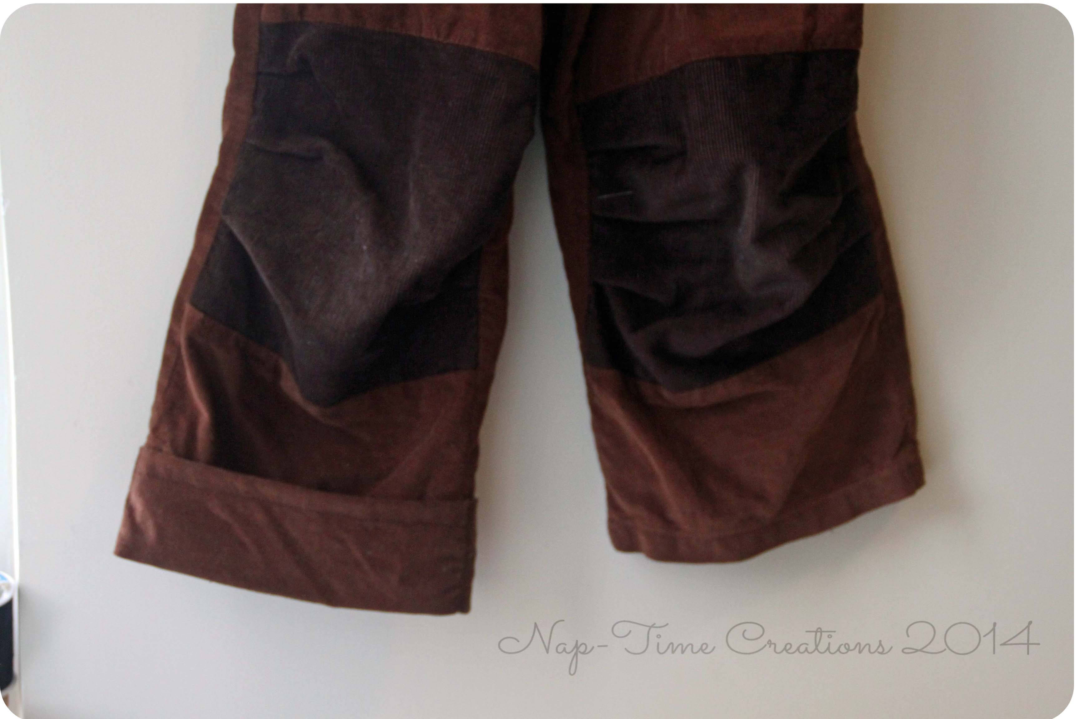 adding a cuff to lengthen pants