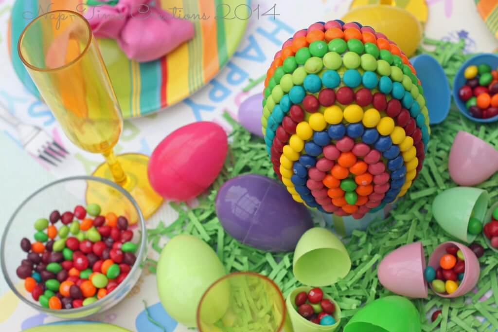 Easter Table Centerpiece Candy Creation - Life Sew Savory