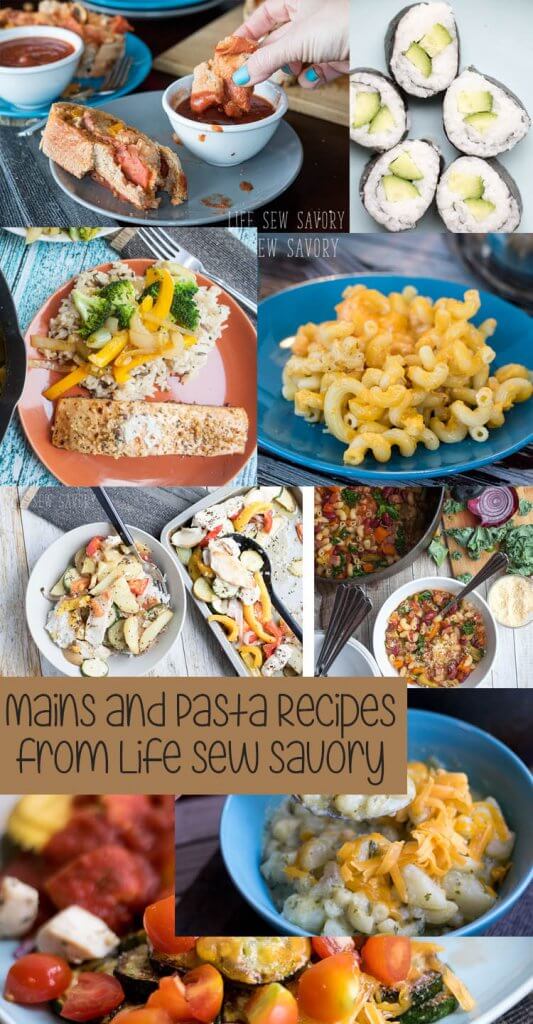 Mains & Pasta Recipes from Life Sew Savory