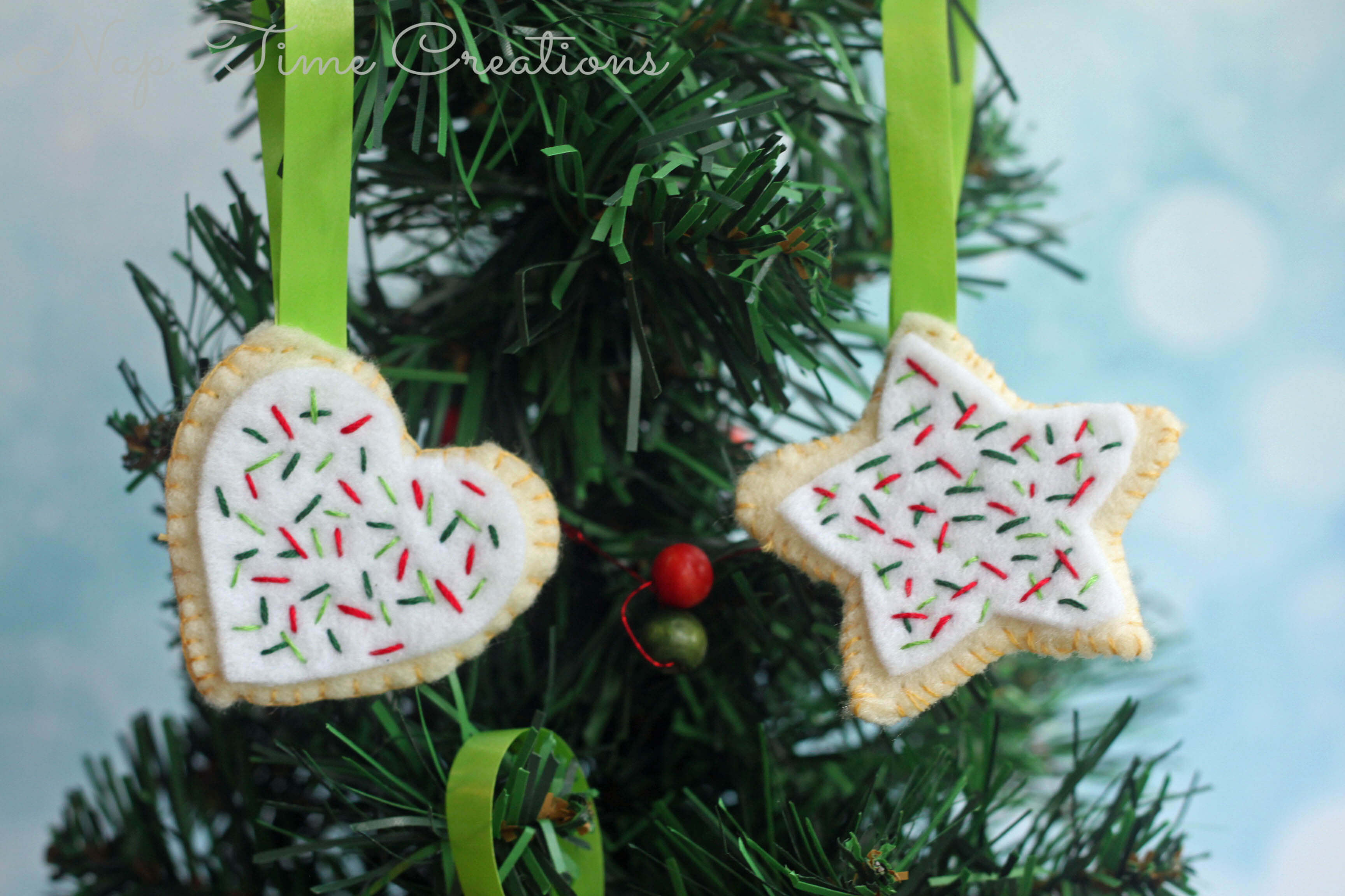 Felt Cookie Ornaments Tutorial Life Sew Savory
