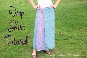 wrap skirt tutorial