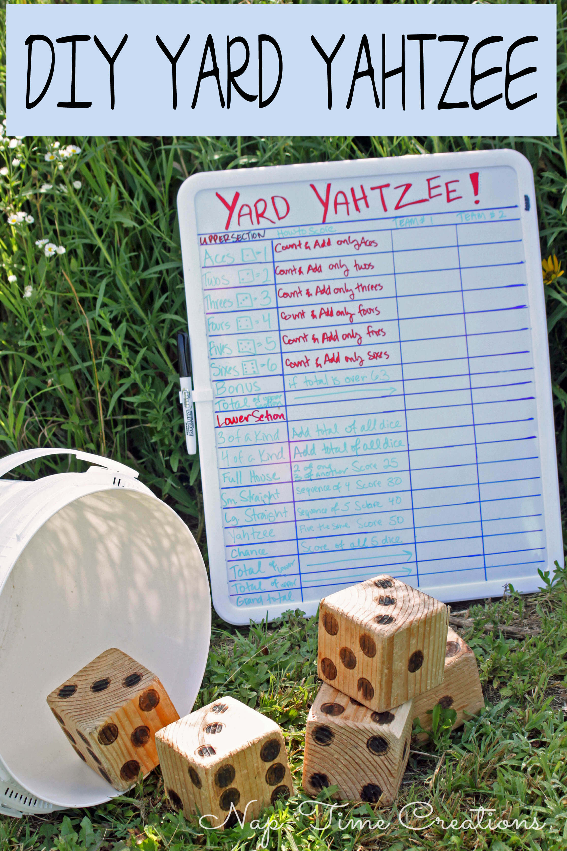 yard yahtzee for outdoor fun