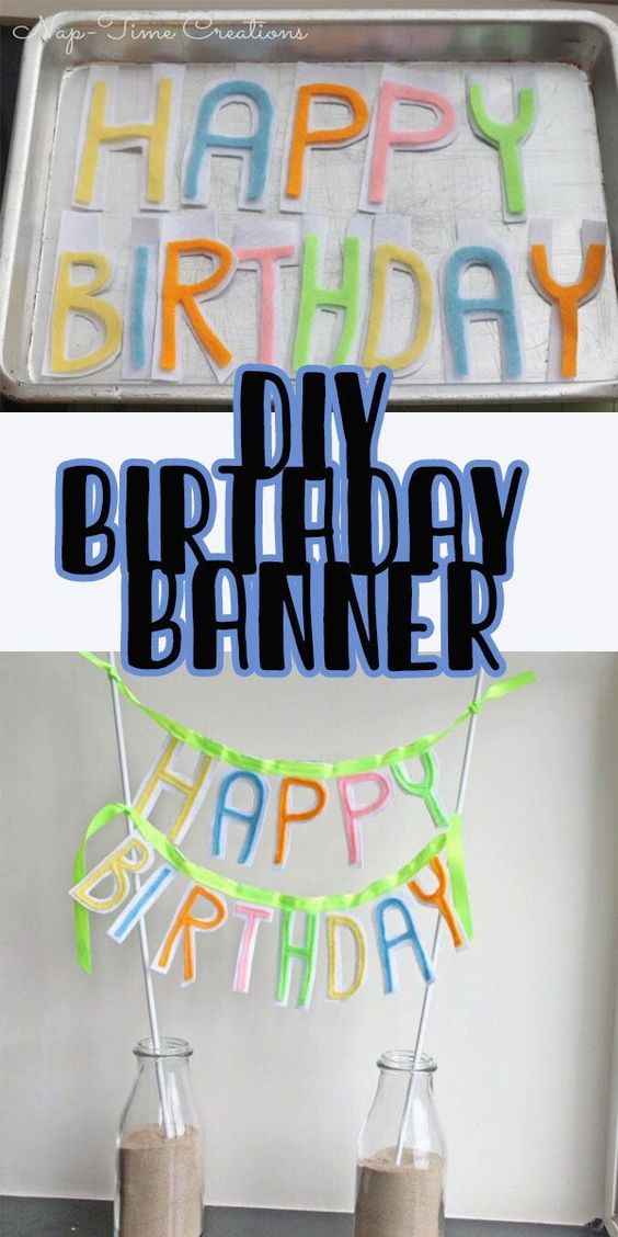 DIY Happy Birthday Banner