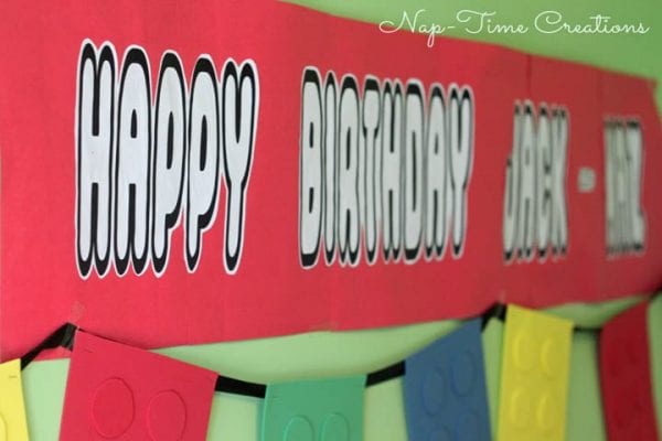 Plan A LEGO Birthday Party - Life Sew Savory