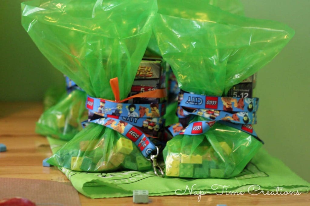 Lego Birthday Party favors
