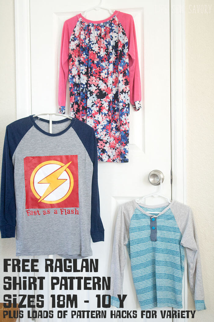 SeeMeSew: Free raglan patterns for the whole family!