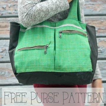 Free Purse Pattern with pockets on Nap-Time Creations