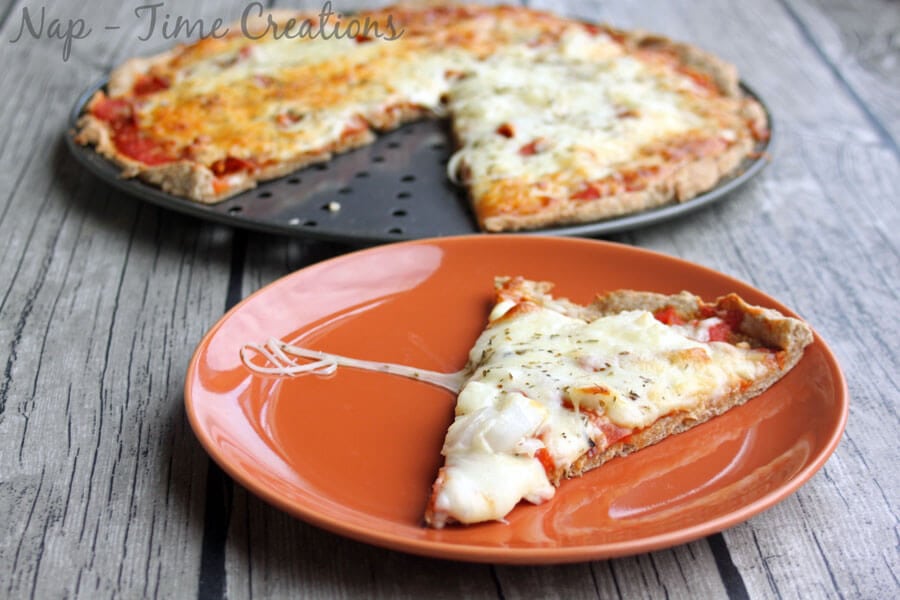 easy pizza with whole wheat flour