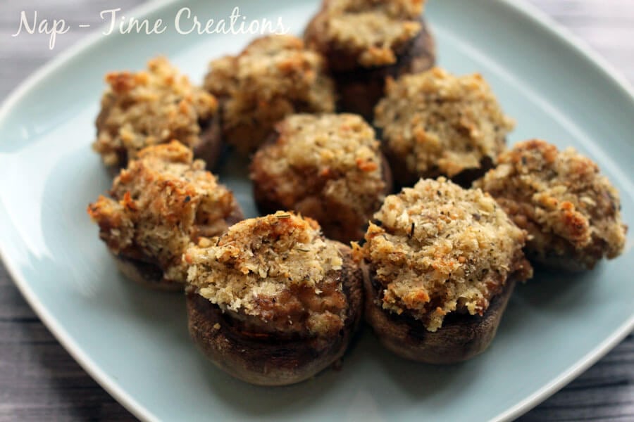 Easy Stuffed Mushrooms - Life Sew Savory