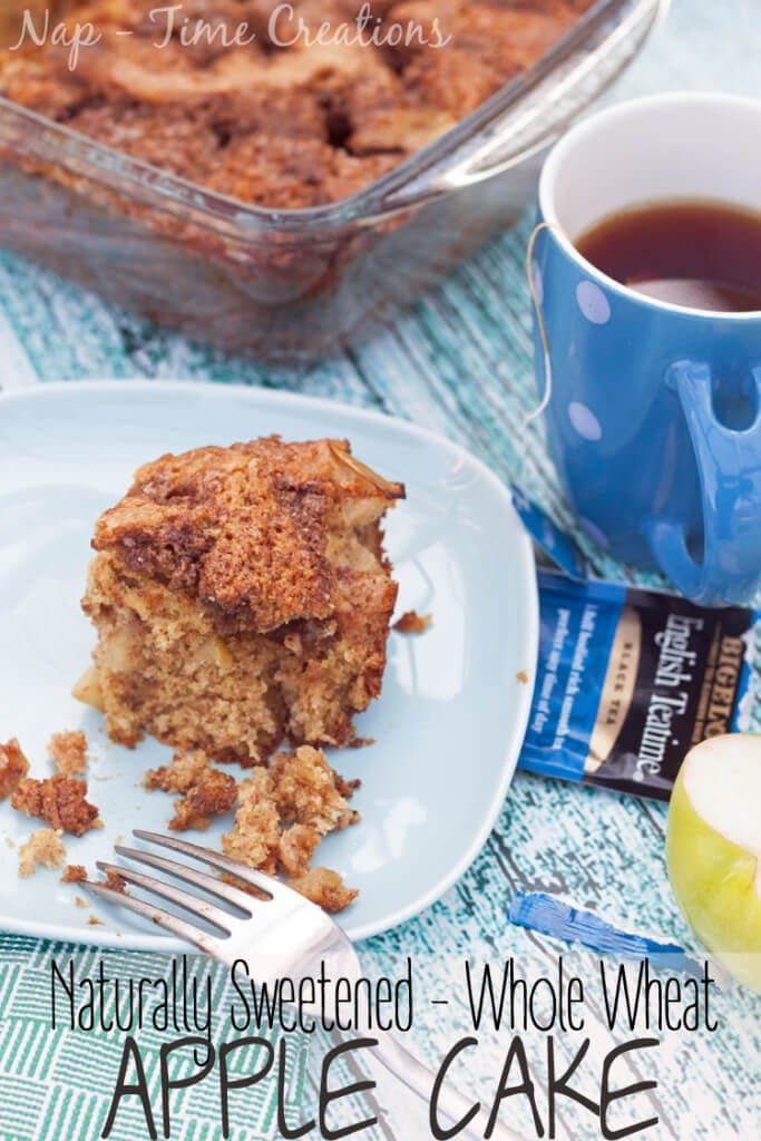 whole wheat apple cake #SweetWarmUp #CollectiveBias #ad found on Nap-Time Creations
