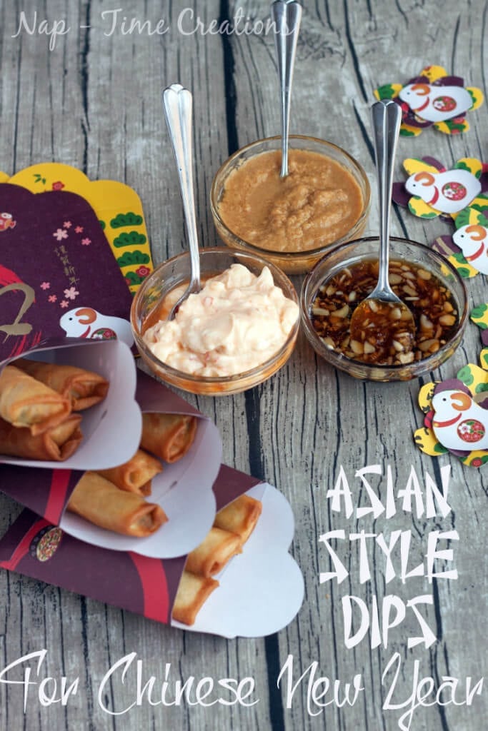 Asian Style Dips for Chinese New Year #NewYearFortune #Ad on Nap-Time Creations2