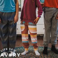 front of unisex sweatpants free sewing pattern