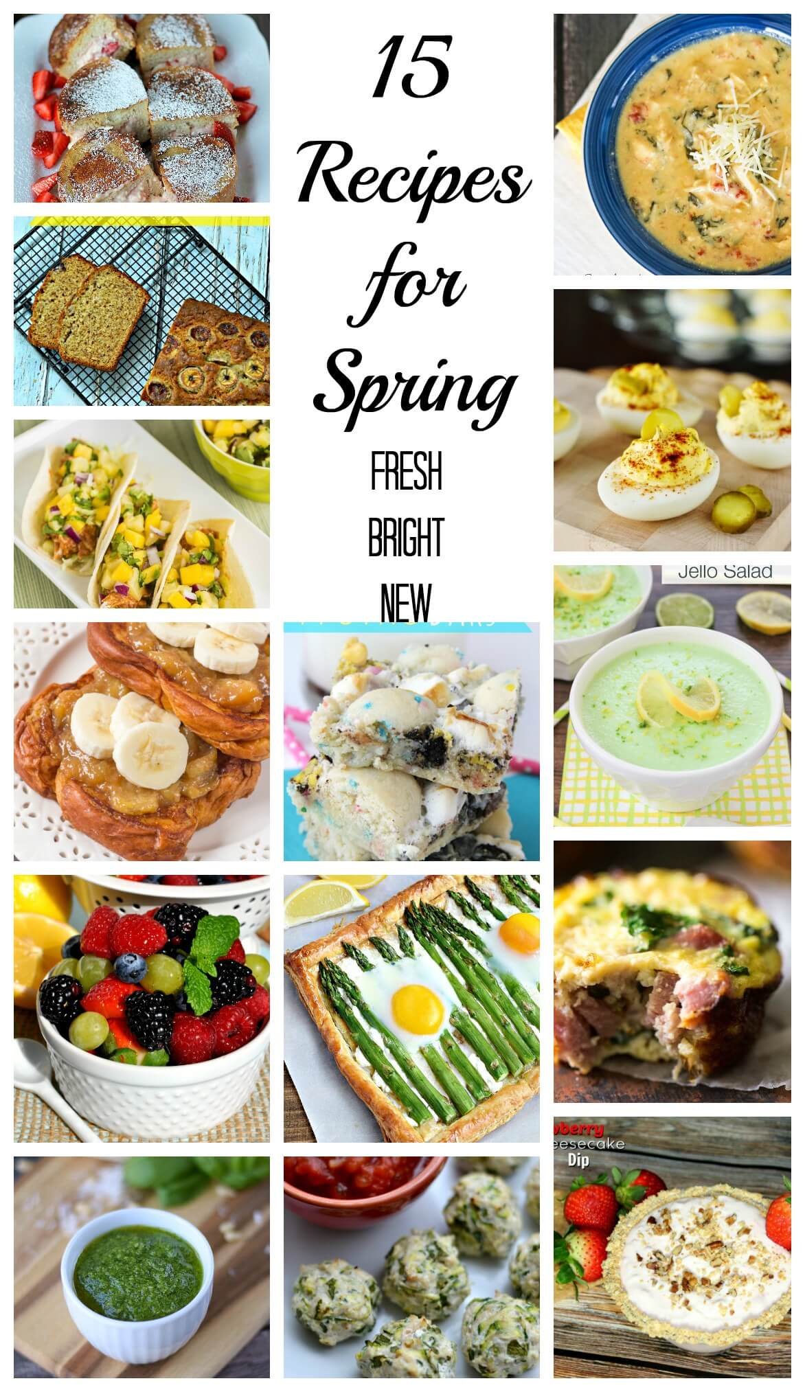 Recipes for Spring Round Up - Life Sew Savory