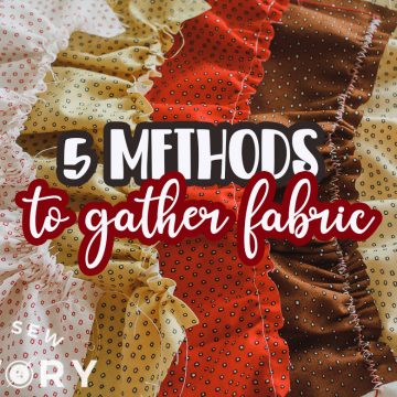 five ways to gather fabric