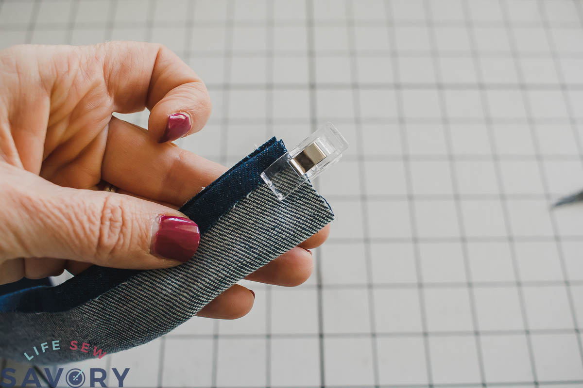 Adjustable Waistband Tutorial with button elastic Life Sew Savory