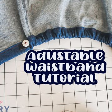 adjustable waistband tutorial