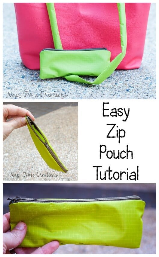 Easy Zipper Pouch Tutorial - Life Sew Savory