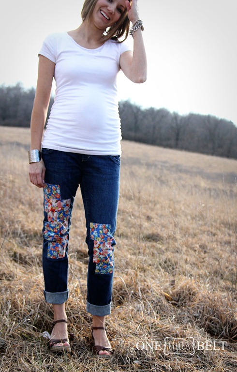 floral patches for pants