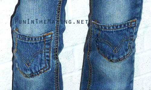 jean pocket pant patches