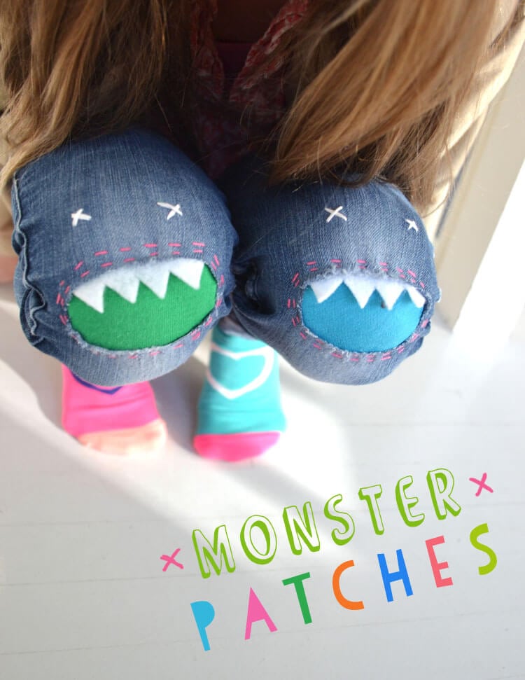 monster pant patches