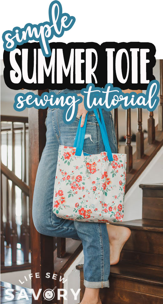 tote bag sewing tutorial