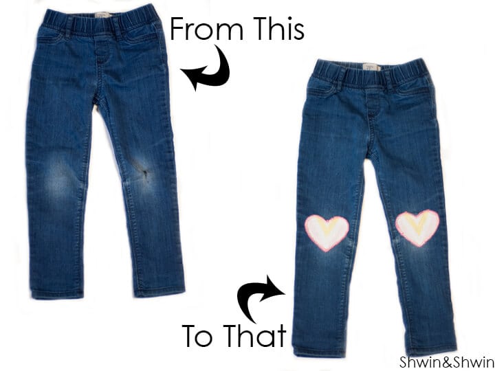 How to patch kids pants