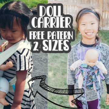 free doll carrier pattern