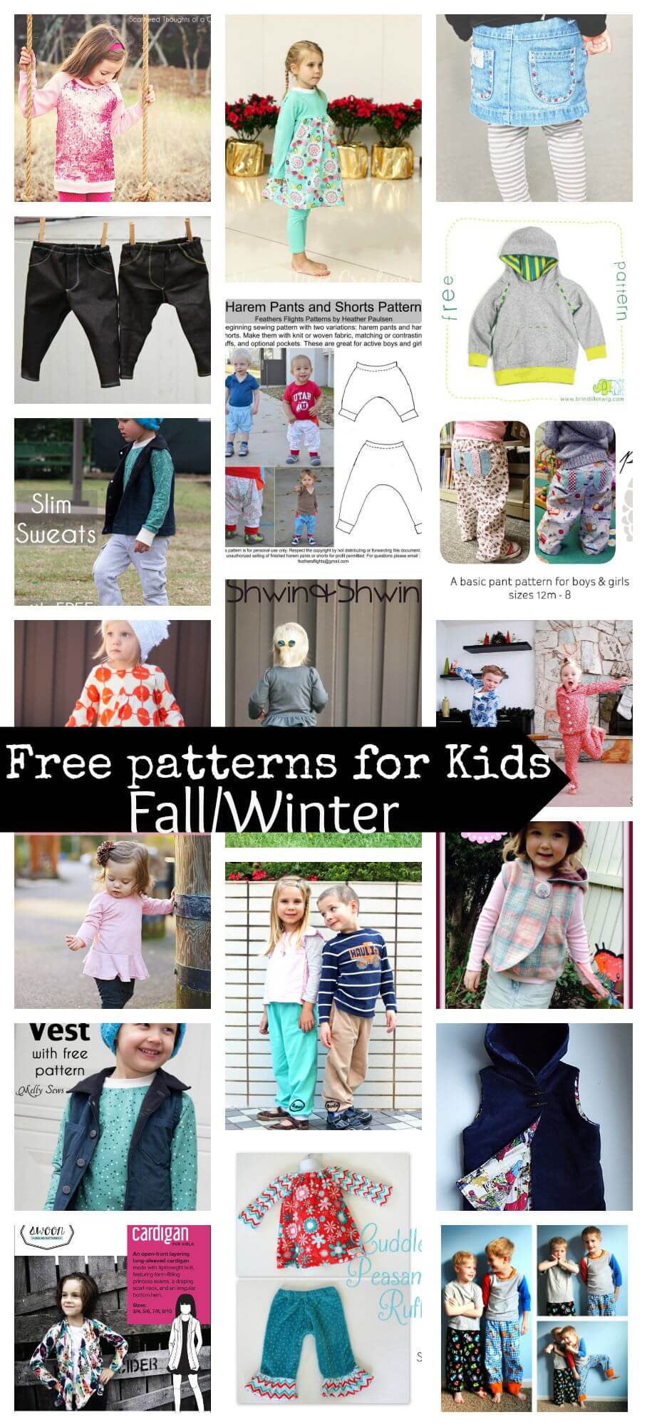 Free patterns for kids